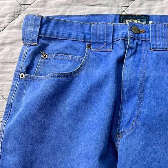 Blue Wide-Leg Denim Jeans – Size 32 - Picture 4 of 4